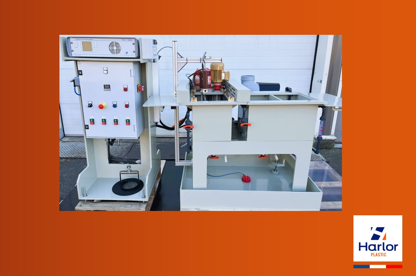 HARLOR PLASTIC- PETITE LIGNE DE TRAITEMENT DE SURFACE SUR MESURE