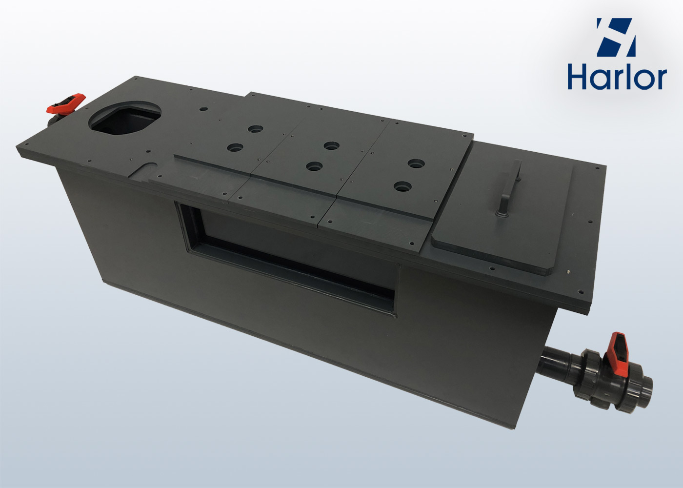 chaudronnerie plastique : cuve plastique rectangulaire