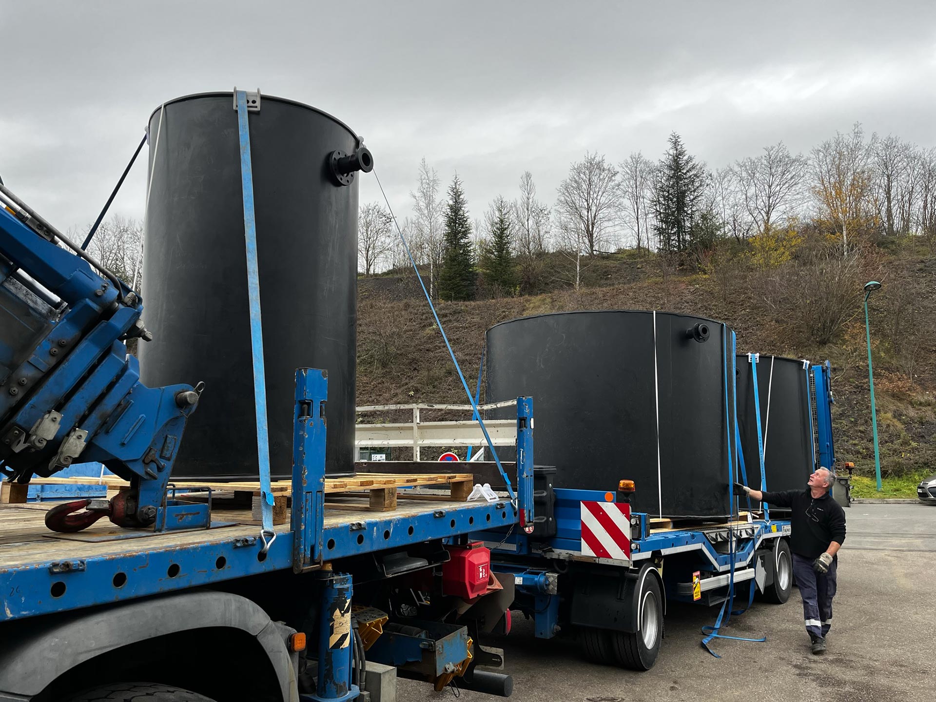 chaudronnerie plastique : cuves grandes dimensions