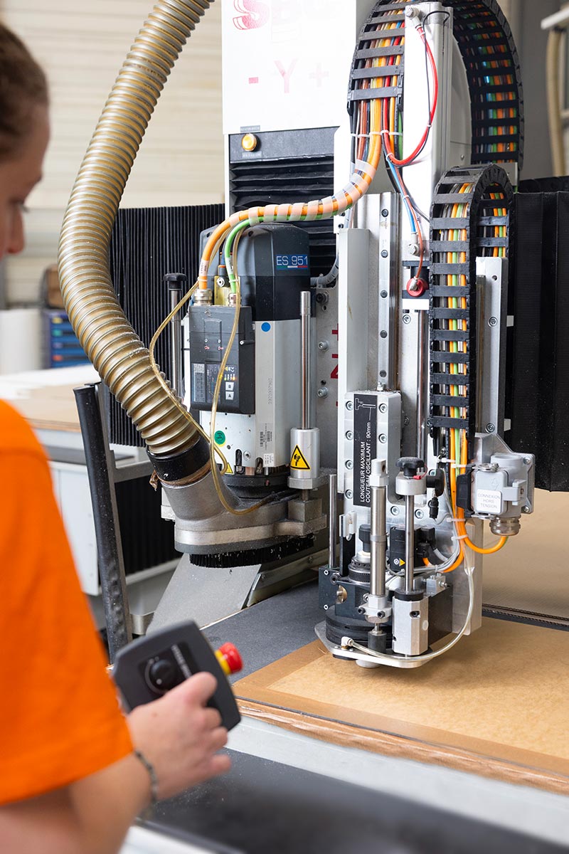 Découpe de joint industriel