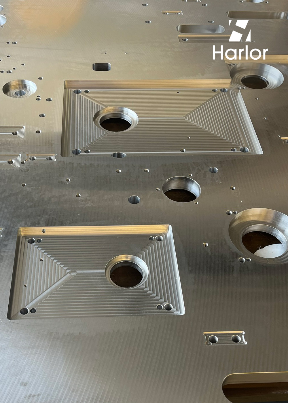 Usinage plaque d'aluminium