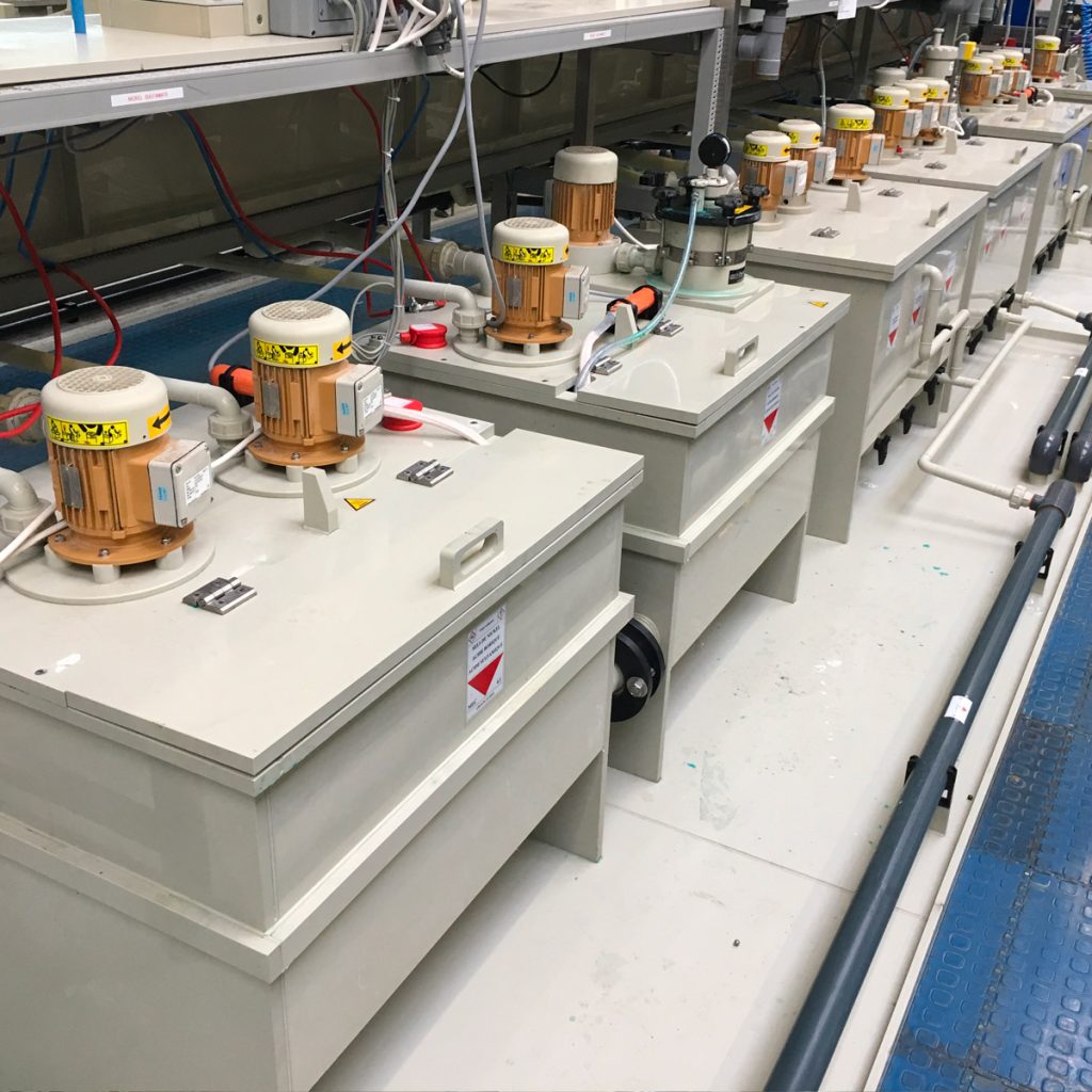 Ligne de traitement de surface