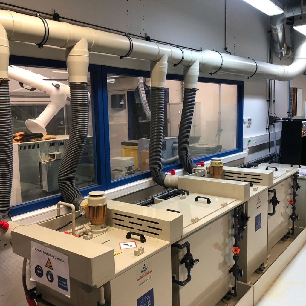 Conception et réalisation de lignes de traitement de surface